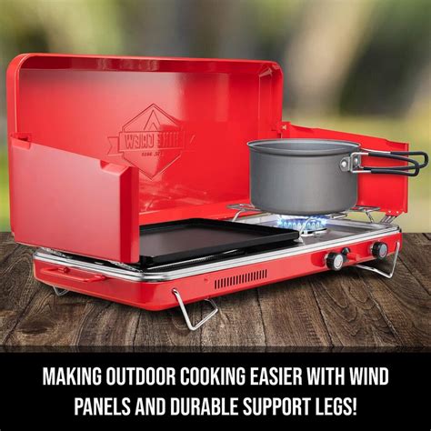 hike crew 2-in-1 gas camping stove